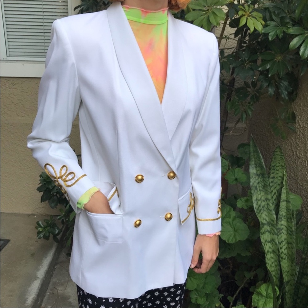 Vintage white/gold Harrison Kent jacket